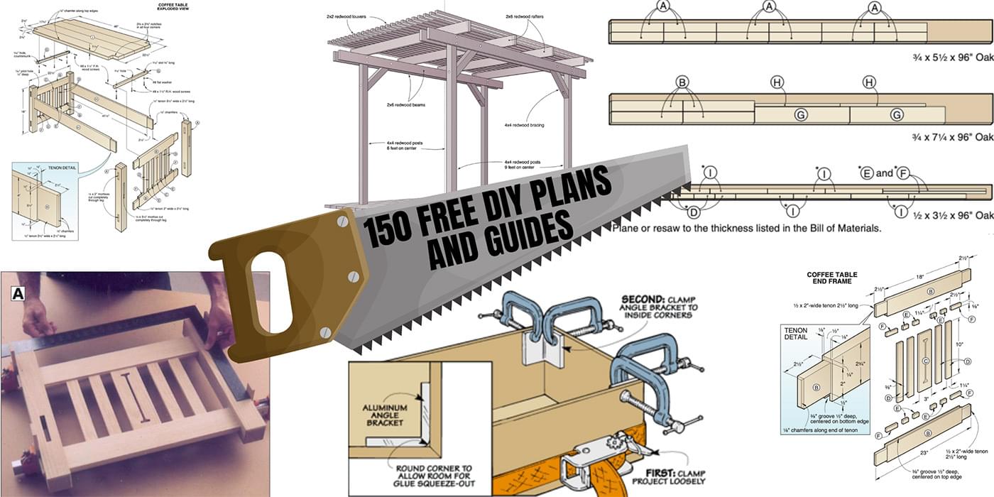 Master Woodworker Gives Away 150 Plans And Guides For Watching This Video